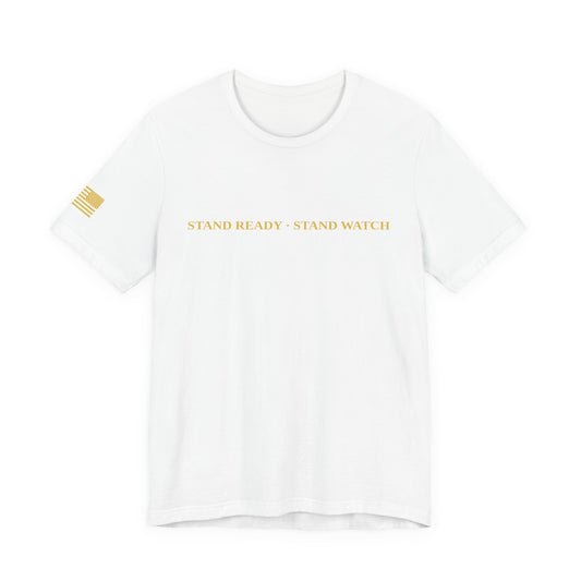 American Sentinel Founder's Collection Tee– Heather Military Green / Gold - Stand Ready Stand Watch